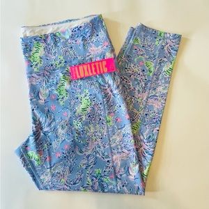 NEW LILY PULITZER LUXLETIC HIGH RISE LEGGINGS XXL